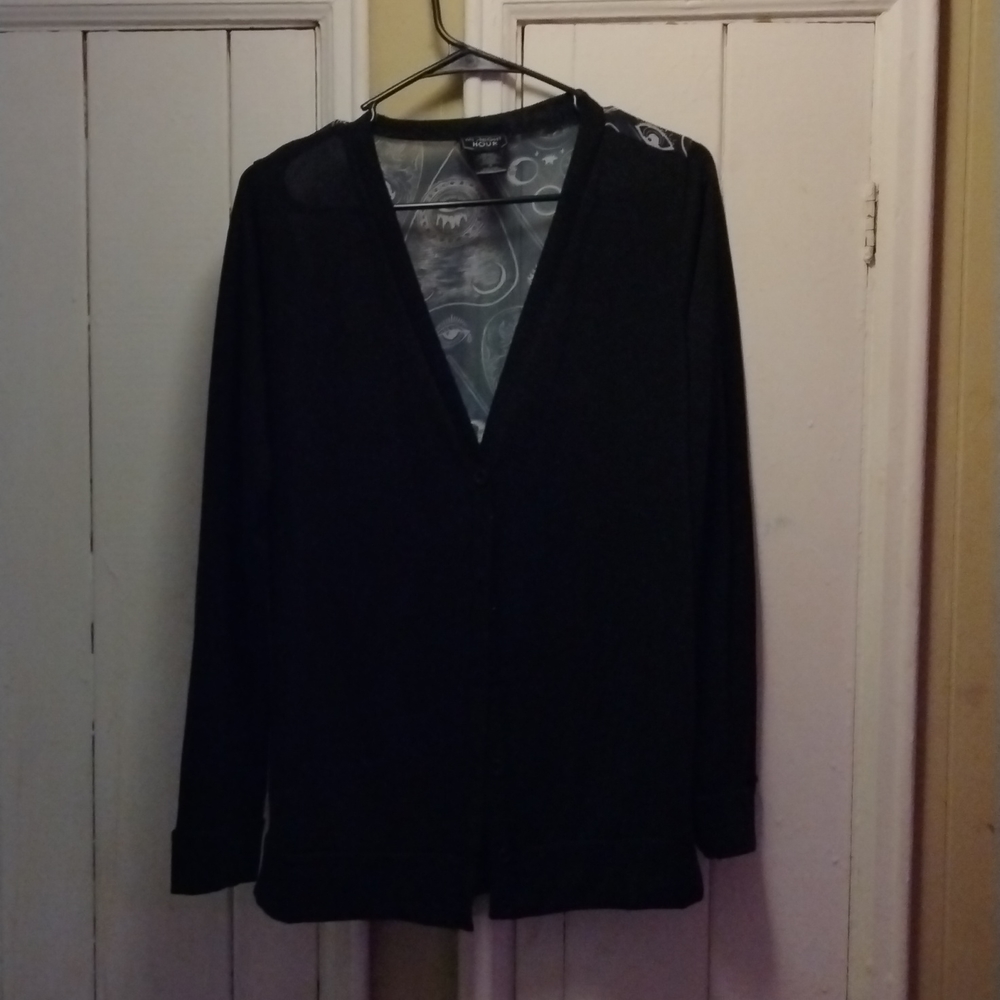 Midnight hour hottopic ouija planchette goth cardigan